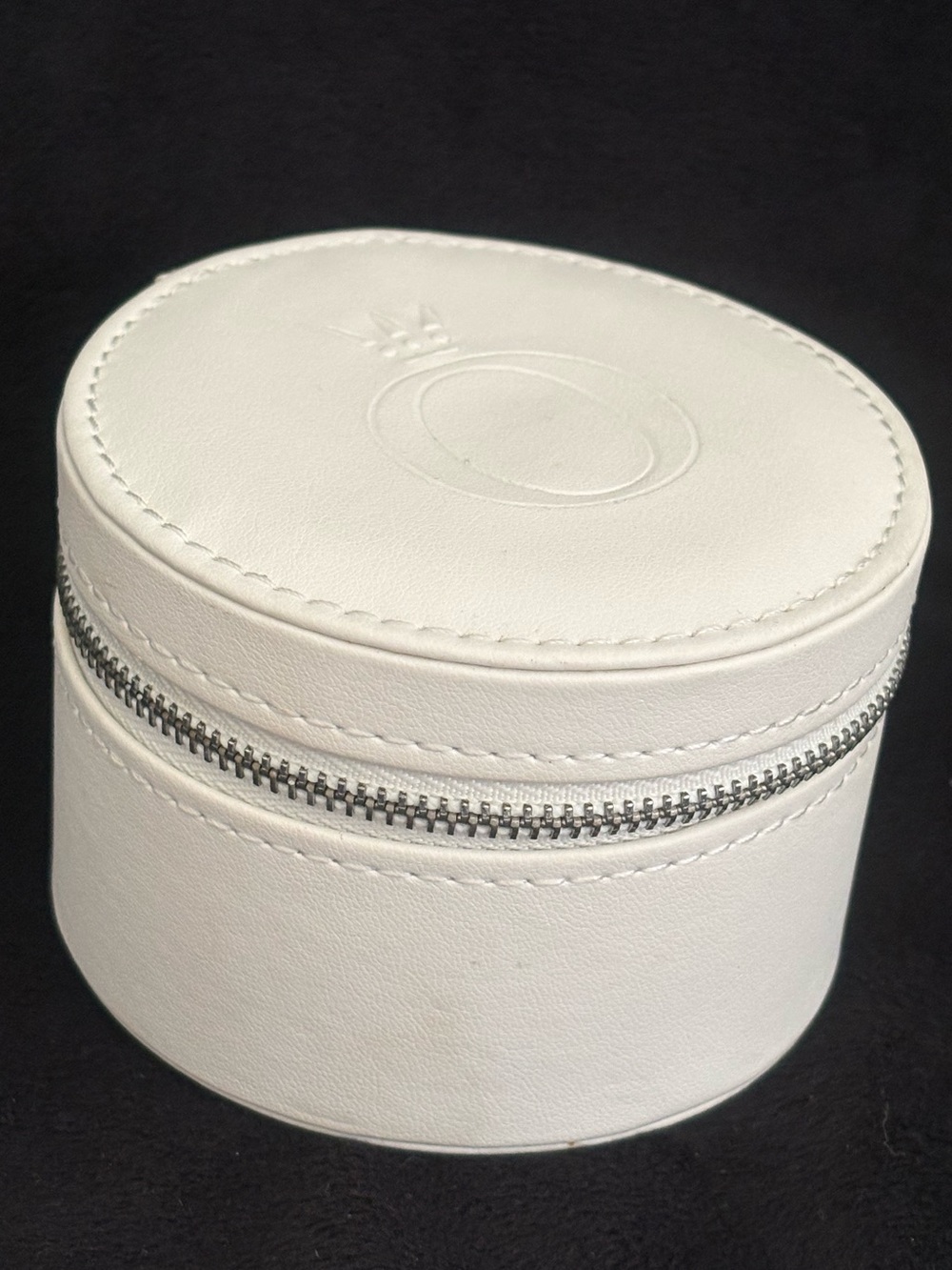 Pandora Jewelry Storage Case White Pocket In Lid Storage Pouch Under Bottom